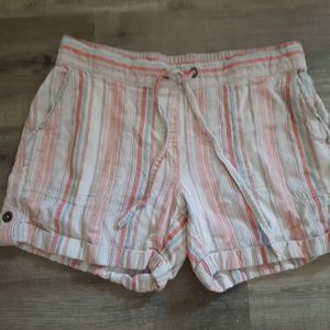Per Se  Womens striped Shorts size M